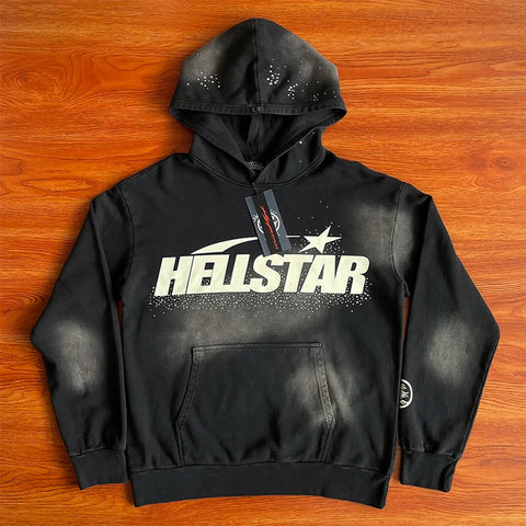 Hellstar Washed Crystal Heavy Hoodie