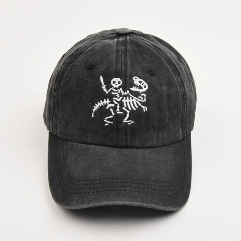 Skeleton Knight And Dragon Cap