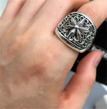 Hexagram Stainless Steel Ring