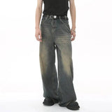 Wide Leg Washed Denim