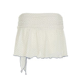 Sweet Polka Dot Mini Skirt