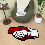 Devil Handshake Tufted Rug