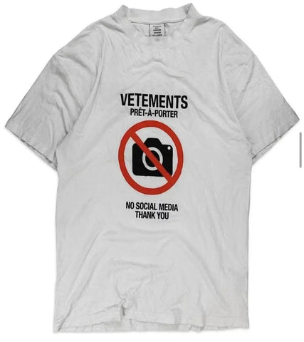 No Social Media Tee