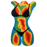 Thermal Female Body Tufted Rug