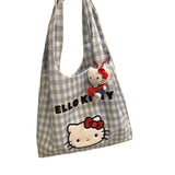 Hello Kitty Oversized Cotton Canvas Tote