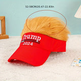 Trump Hats With Hair