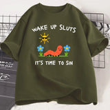 Wake Up Sluts Its Time To Sin Tee