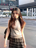Plaid Mini Skirts