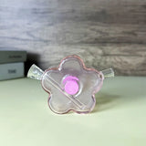 Glass Heart Bottle Cig Holder