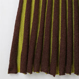 Pleated Knitted Dress