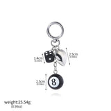 Dice Charms Keychain