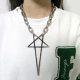 Upside Down Cross Choker