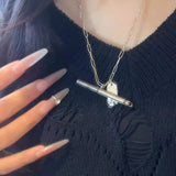 Cigarette Charm Necklace
