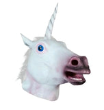 Unicorn Rubber Horse Mask