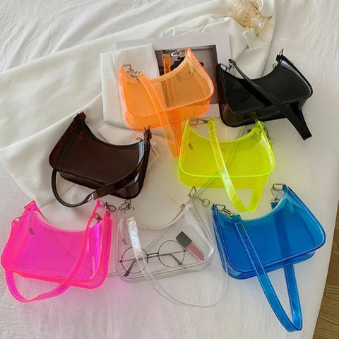 Clear Jelly Shoulder Bag