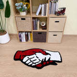 Devil Handshake Tufted Rug