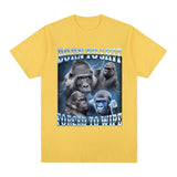 Born To Shit Forced To Wipe Gorilla Tee