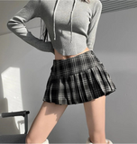 Plaid Mini Skirts
