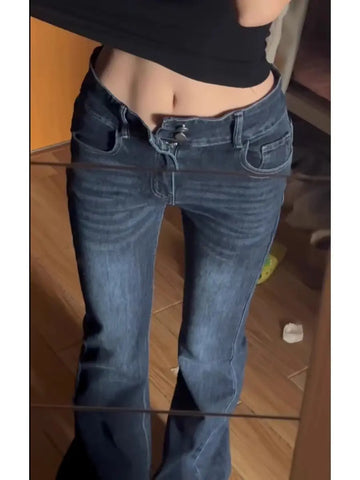High Waist Flared Jeans