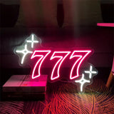 Triple Seven 777 Neon Light