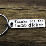 Thanks for the BOMB Dick Keychain