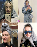 Down Headscarf Babushka