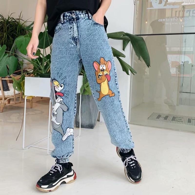Tom And Jerry Jeans – White Market