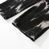 Bleach Splattered Dyed Trousers