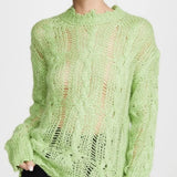 Distressed Neon Sweater
