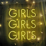 Girls Girls Girls Neon Light
