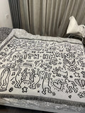 Keith Haring Throw Blanket