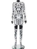 Cyber Skeleton Dress And Socks