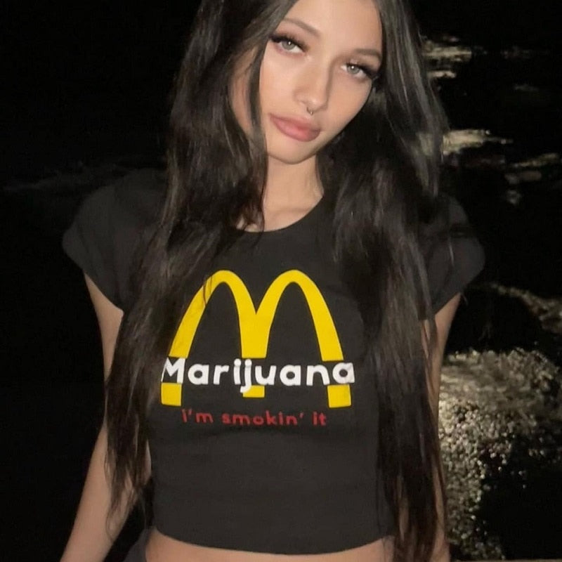 McDonald's marijuana I'm smokin' it parody shirt, hoodie