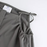 Low Waisted Tie Up Cargo Pants
