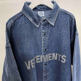 VETEMENTS Oversized Denim Jacket