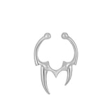 Thorn Faux Septum Ring