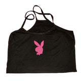 Embroidered Playboy Cami Top
