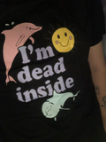 I'm Dead Inside Dolphins Tee