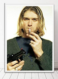 Kurt Cobain Silk Poster