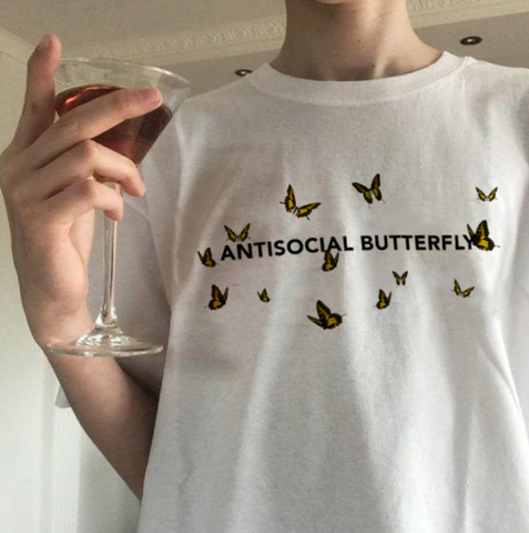 "Antisocial Butterfly" Tee