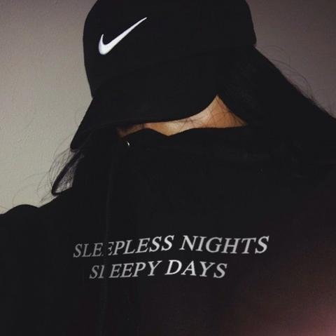 "Sleepless Nights Sleepy Days" Hoodie