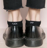 "Fuck Off" Ankle Socks