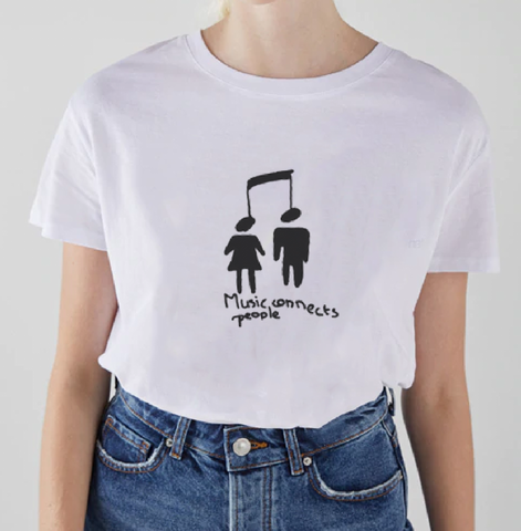 "Music Connects People" Tee
