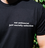 "Not Antisocial" Tee