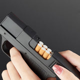 Gun Cigarette Lighter & Holder