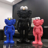 Dead Hairy Kaws Sculpture