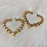 Ring of Hearts Earrings