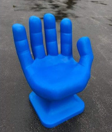 RMIC Blue Plastic Molded Hand Chair sold at auction on 14th September