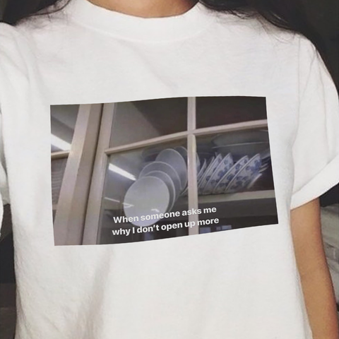 "Why Don't You Open Up" Tee