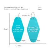 "Thank You For Being A Friend" Keychain